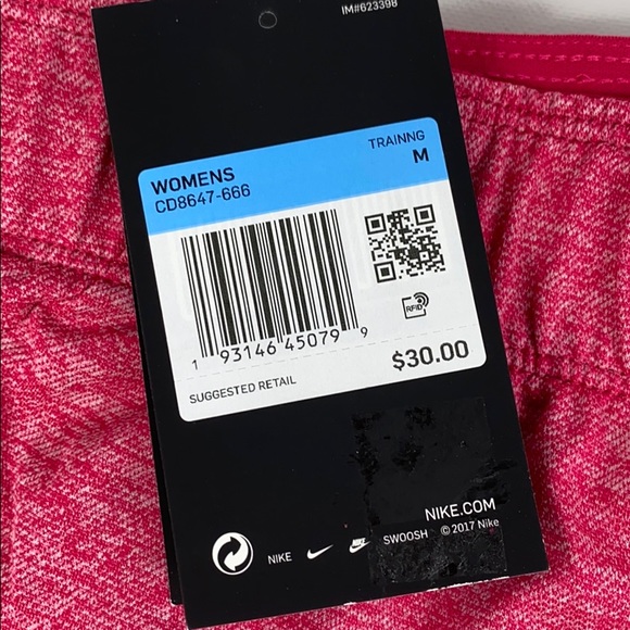 Nike Women's Dry 5'' Attack Training Short Pink Fo - Picture 5 of 5